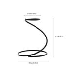 KOCKSHION 1pc Black Snake-shaped Coffee Dripper Stand Hand Coffee Filter Holder for Home Brewing Practical and Elegant Filter Cup Rack for Office and Cafe Use