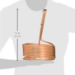 NY Brew Supply Homebrew Immersion Wort Chiller-25 Tubing, 25′, Copper