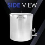 CONCORD Stainless Steel Home Brew Kettle Stock Pot (Weldless Fittings) (40 QT/ 10 Gal)