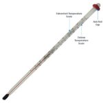 Home Brewing Thermometer for Brewing Wine and Beer – Glass Thermometer for Homebrew – Wine and Beer Making Equipment