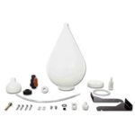 FASTFERMENT – FFT FastFerment Conical Fermenter 7.9 Gallon HomeBrew Kit BPA Free Food grade Primary Carboy Fermenter: Beer Brewing, Wine Fermentation or a Hard Cider brewing kit. Wall mount included