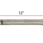 12″ Boil Screen Filter with 1/2″ Male NPT Thread Compatible with Most of Brew Pots Mash Tun, Food Grade 304 Stainless Steel 1300 Micron Mesh