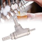 Jadpes Beer Aerator Kit Beer,Stainless Steel Home Brewed Beer Burst Stone Set Household Beer Brewing Inline Aeration Stone for Homebrew Accessories