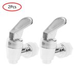 CHICTRY 2Pcs Plastic Beverage Dispenser Press Faucet Replacement Spigot Tap for Homebrew Barrel Fermenter Wine Beer Juice Water Dispenser Type A One Size