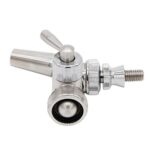 Beer Flow Control Faucet,Homebrew Beer Craft Tap,Forward Sealing (P Flow Control Stainless Steel Faucet)
