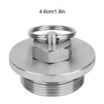 1Pc Metal Homebrew Mini Beer Keg Lid with Pressure Relief Saftey Valve for 2L 3.6L Beer Keg