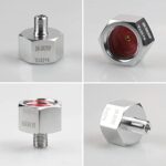 LUCKEG Soda Bottle Regulator Adapter Mini Regulator adapter Co2 adapter 3/8in brewing accessory Home brewing accessory Mini keg gas regulator Beer Keg Mini Regulator Adapter Home brew Co2 Adapter