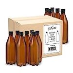 Coopers DIY Beer 740ml Oxygen Barrier Home Brewing Beer Bottling Set, Qty. 15, Brown