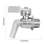 Beer Faucet, Keg Faucet Tap, Stainless Steel Adjustable Tap, Spigot for Homebrew Barrel Wine Beer Juicy Beverage Dispenser 200PSI 1/2″