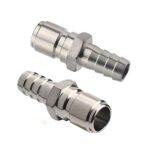 ProMaker 2pcs Brewing Stainless Steel 1/2″ Barb Male Quick Disconnect Homebrew Fitting Connector Homebrewing