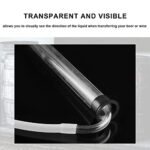 Auto Siphon for Brewing, Plastic Transparent Handhold Liquid Transfer Pump Tubing For Beer Wine Bucket Home Brewing