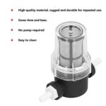 Brewing Beer Filter, Beer Inline Filter Strainer for Home Brewing 150 Micron 80 Mesh Water and Beer Filtering for Large Batches Dry Hopped Beers