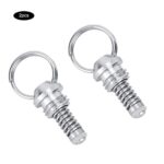 2Pcs Beer Keg Pressure Relief Valve, Stainless Steel Beer Keg Relief Valve for Repair, Ball Lock Beer Brewing Accessories Replacement Valve for Ball Lock Type Homebrew, 2.2 inch