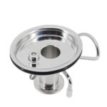 304 stainless steel Cornelius Keg Lid with 1.5″ Tri-clamp Ferrule,NEW Corny Beer Keg Lid 60PSI PRV Food Grade Dry Hopper