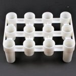 FastFerment Racks & 1 Drip Beer Bottle Cleaning, Drying and sanitizing, FastRack12 One Rack & One Tray, White
