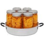 Kitchen Crop VKP Brands Fruit Saver Steam Canner, 7 Quart Jar Capacity, Silver