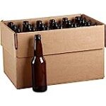 FastRack Beer Bottles | Amber Glass Longneck Bottles for Home Brewing |12 oz – Pack of 24 | Crown Cap Refillable Beer Bottles | Food Grade – ECO Friendly | Proudly Made in the USA Brown