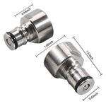 PERA Keg Coupler Adapter Sankey to Ball Lock Quick Disconnect Conversion Kit for Home Brewing