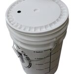 FastTrack Fermentation Bucket | Home Brewing Wine Fermenter | 2 Gallon Fermenting Bucket with Lid | 100% Food Grade-BPA Free Fermenting Bucket for your Beer, Wine, Mead or any other Fermented Beverage