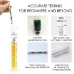 Hydrometer and Test Jar for Wine, Beer and Kombucha – Including 250ml Plastic Cylinder, Cleaning Brush and ABV Storage Bag