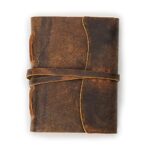 Leather Bound Journal – Rustic Brown, 7″X5″, 220 Pages – Vintage Blank Paper Diary for Writing, Drawing, Sketchbook, and Travel Notebook – Ideal for Women and Men