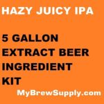 Hazy Juicy IPA Homebrew 5 Gallon Beer Extract Ingredient Kit – My Brew Supply