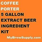 Coffee Porter Homebrew 5 Gallon Beer Extract Ingredient Kit by My Brew Supply