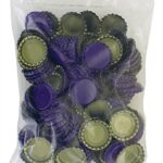 Beer Bottle Crown Caps – Oxygen Absorbing for Homebrew (Purple)