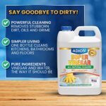 ADIOS! 30% Vinegar for Cleaning Home – 1 Gallon All Purpose Vinegar, Thirty Percent Concentrate Makes 6X Gallons of White Cleaning Vinegar (1 Gallon)