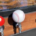 Baseball Kegerator Tap Handle – Genuine Baseball, Official Size & Weight, Synthetic Leather, Plated Steel Ferrel – Perfect for Sports Fans and Homebrew Enthusiasts