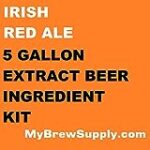 Irish Red Ale Homebrew 5 Gallon Beer Extract Kit by My Brew Supply