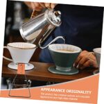 OKUMEYR 1pc Metal Coffee Dripper Stand Height Coffee Filter Rack for Home Brewing Iron Design Easy to Use Compatible Drippers Elegant and Sturdy