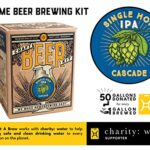 Craft A Brew – Single Hop IPA (Cascade) – Beer Making Kit – Make Your Own Craft Beer – Complete Equipment and Supplies – Starter Home Brewing Kit – 1 Gallon
